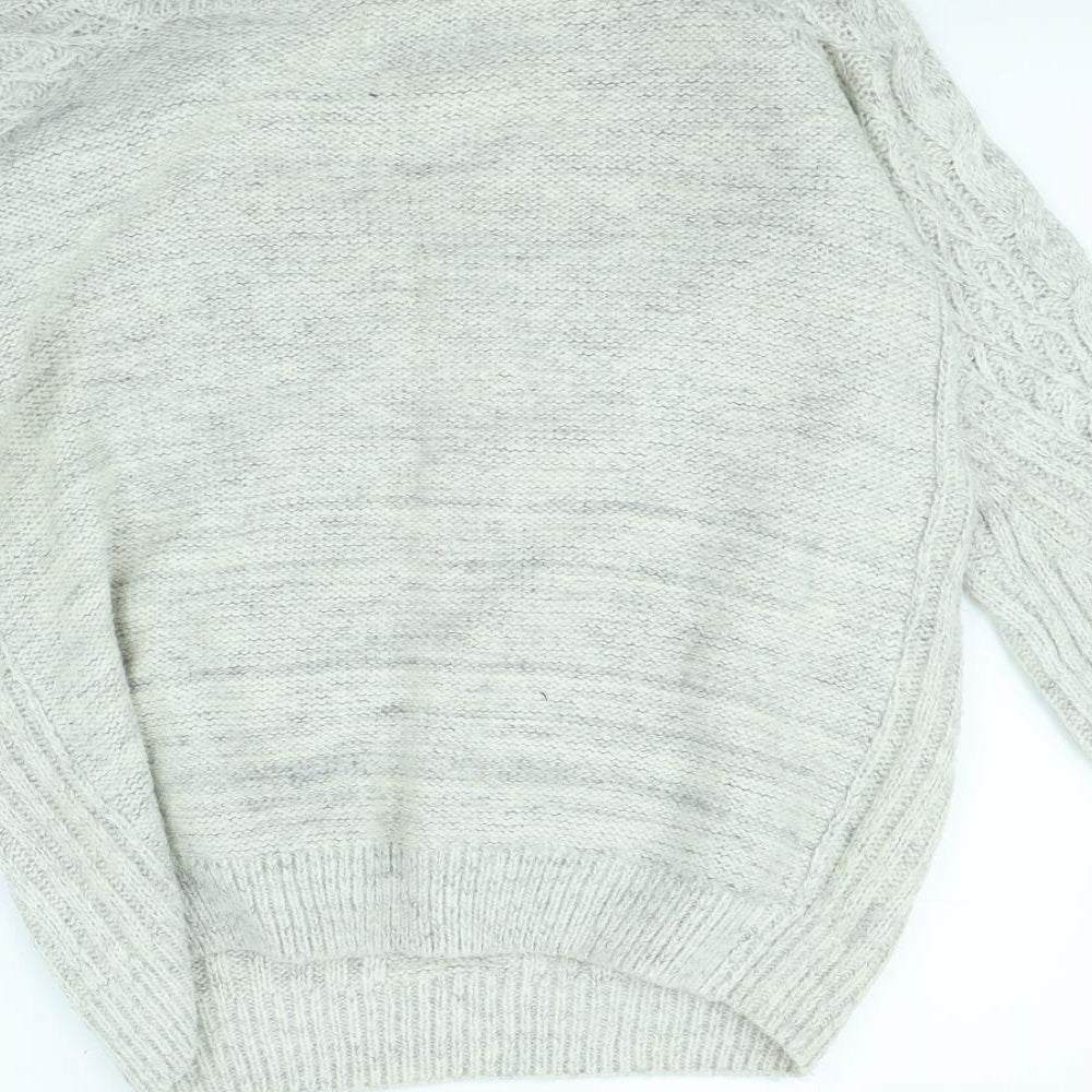 Papaya Womens Grey   Pullover Jumper Size M