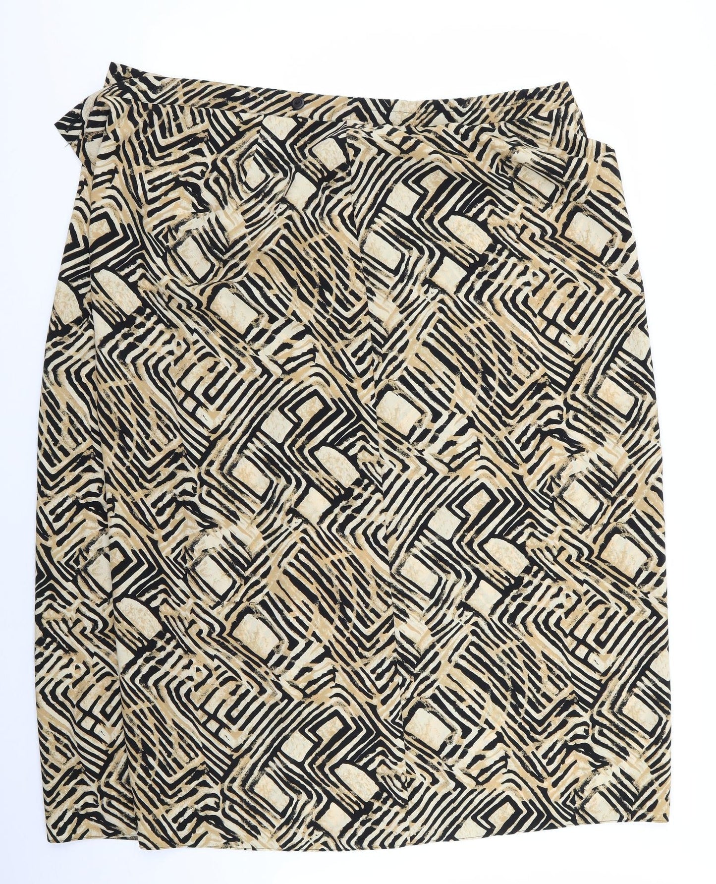 hammels Womens Brown  Rayon A-Line Set Size 8