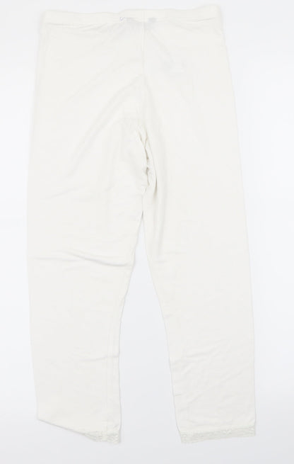 Preworn Womens White   Trousers  Size 8