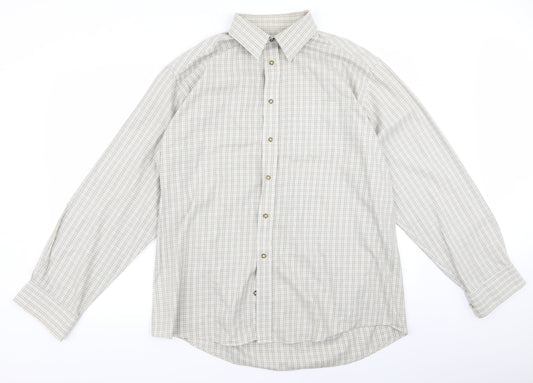 m&s Mens Brown    Button-Up Size 16