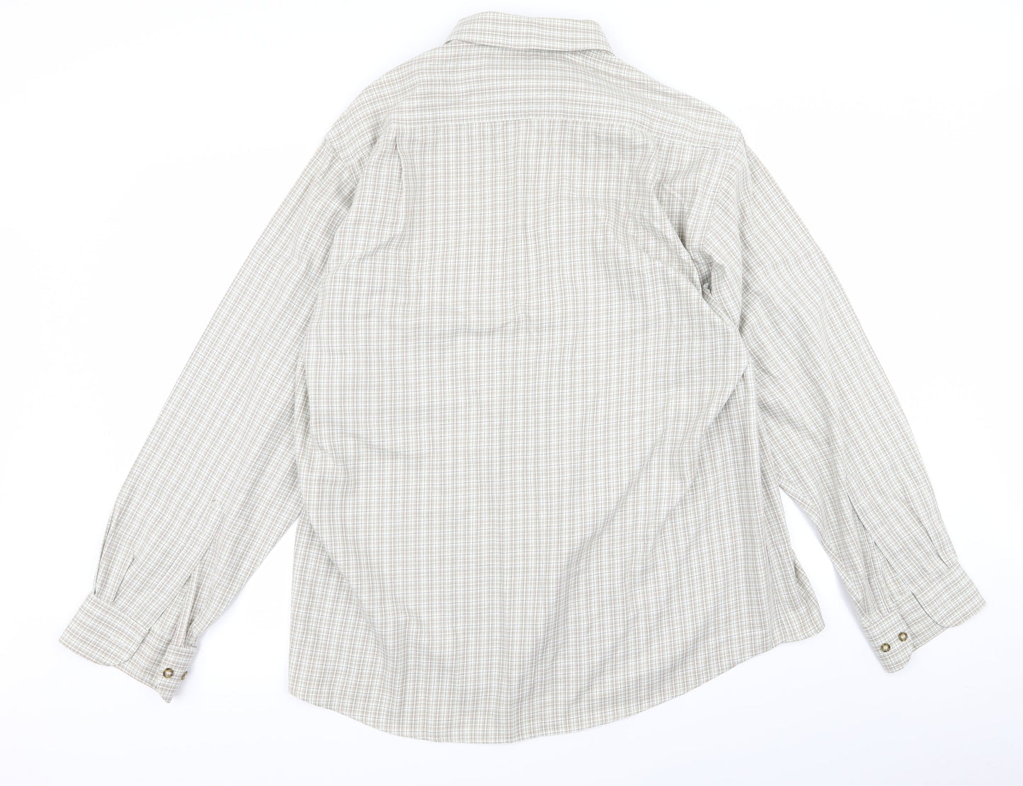 m&s Mens Brown    Button-Up Size 16