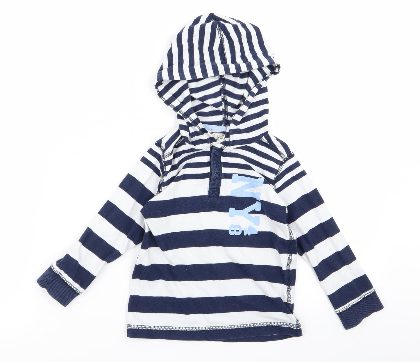 logg Baby Blue Striped  Pullover Jumper Size 12-18 Months