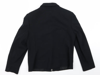 Anne Brooks Womens Black   Jacket  Size 12