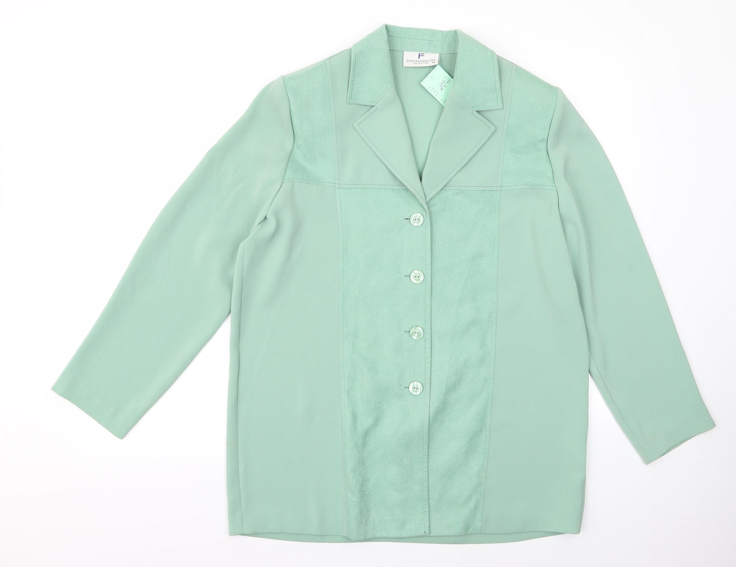 Frankenwalder Womens Green   Jacket Coat Size 40
