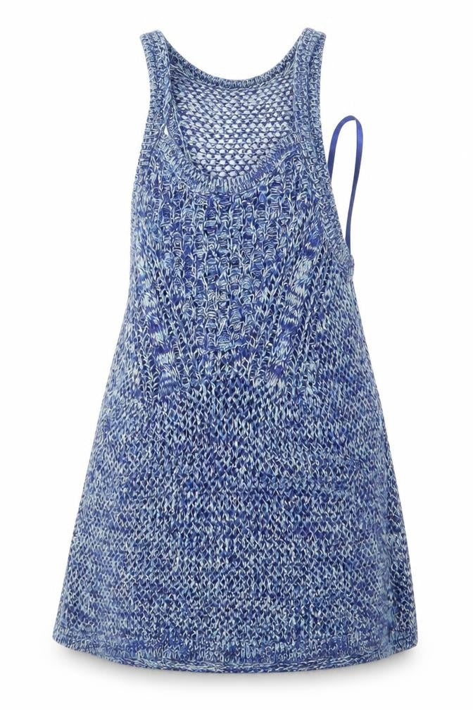 Papaya Womens Blue  Rayon A-Line  Size 8