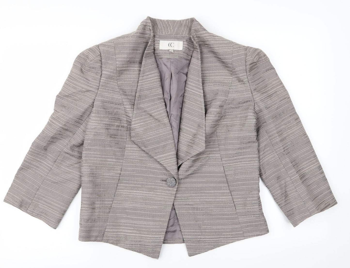 cc Womens Grey   Jacket  Size 12