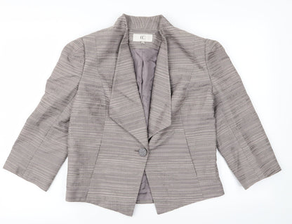 Preloved cc Womens Grey   Jacket  Size 12 - Front