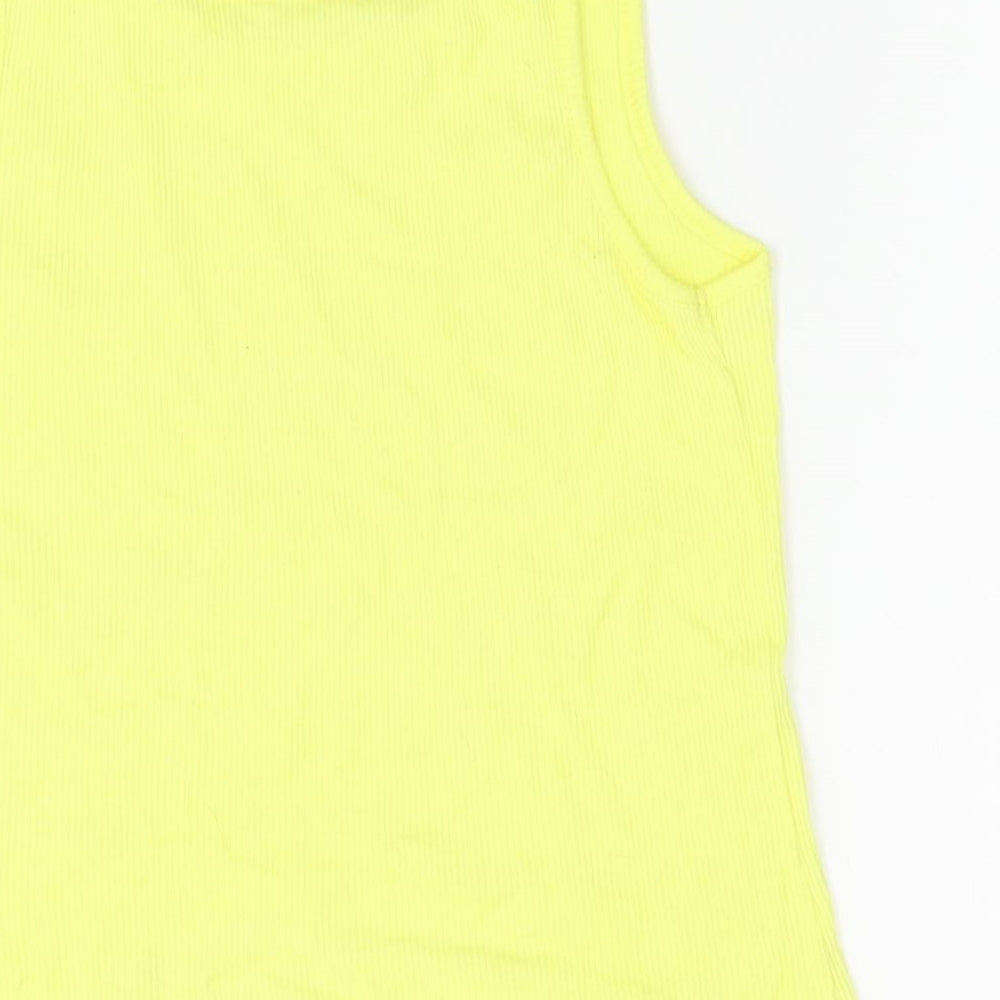 George Girls Yellow   Basic Tank Size 7-8 Years