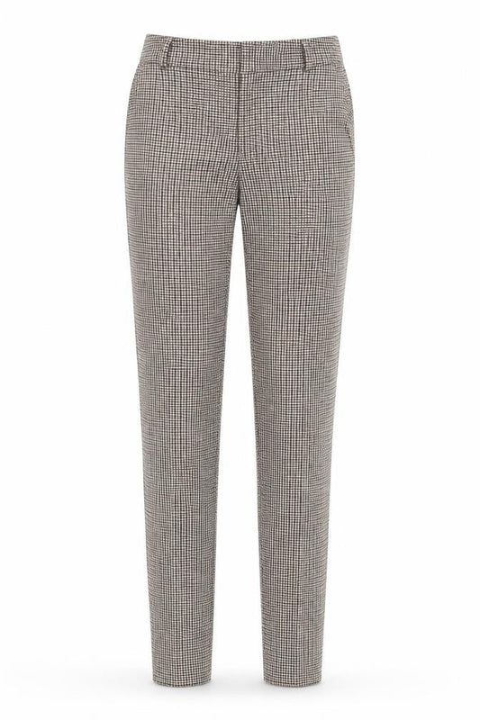 Preworn Womens Brown Herringbone  Trousers  Size S L28 in