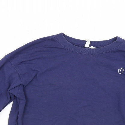 Divided Mens Blue   Pullover Sweatshirt Size M