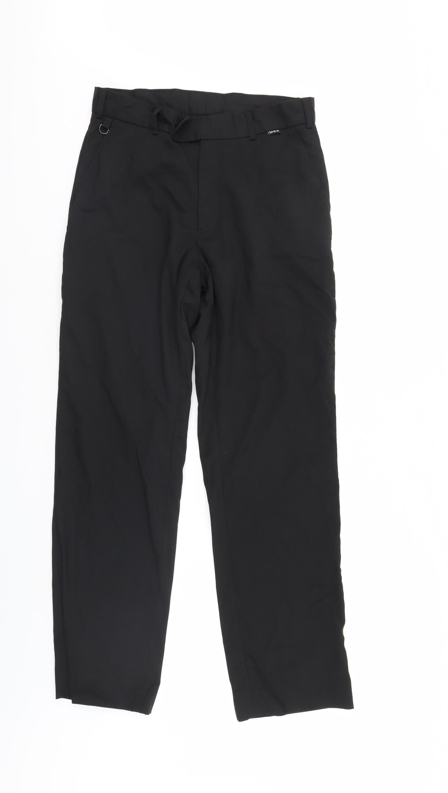 Corporate Wear Mens Black   Trousers  Size 30 L31 in