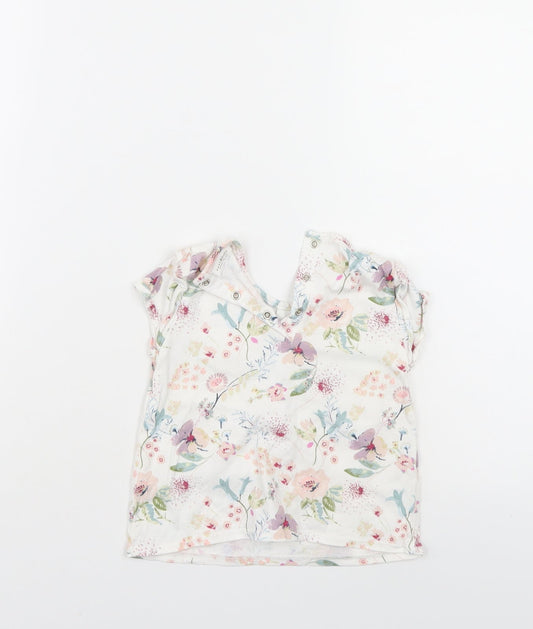 NEXT Boys White Floral  Basic Casual Size 12-18 Months