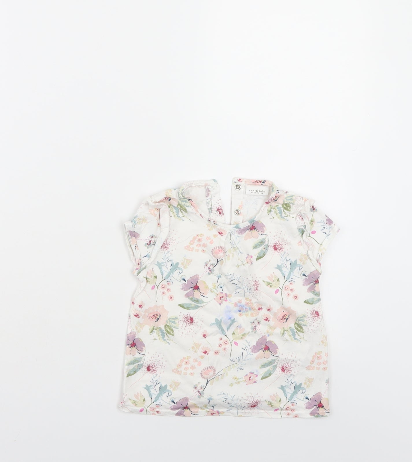NEXT Boys White Floral  Basic Casual Size 12-18 Months