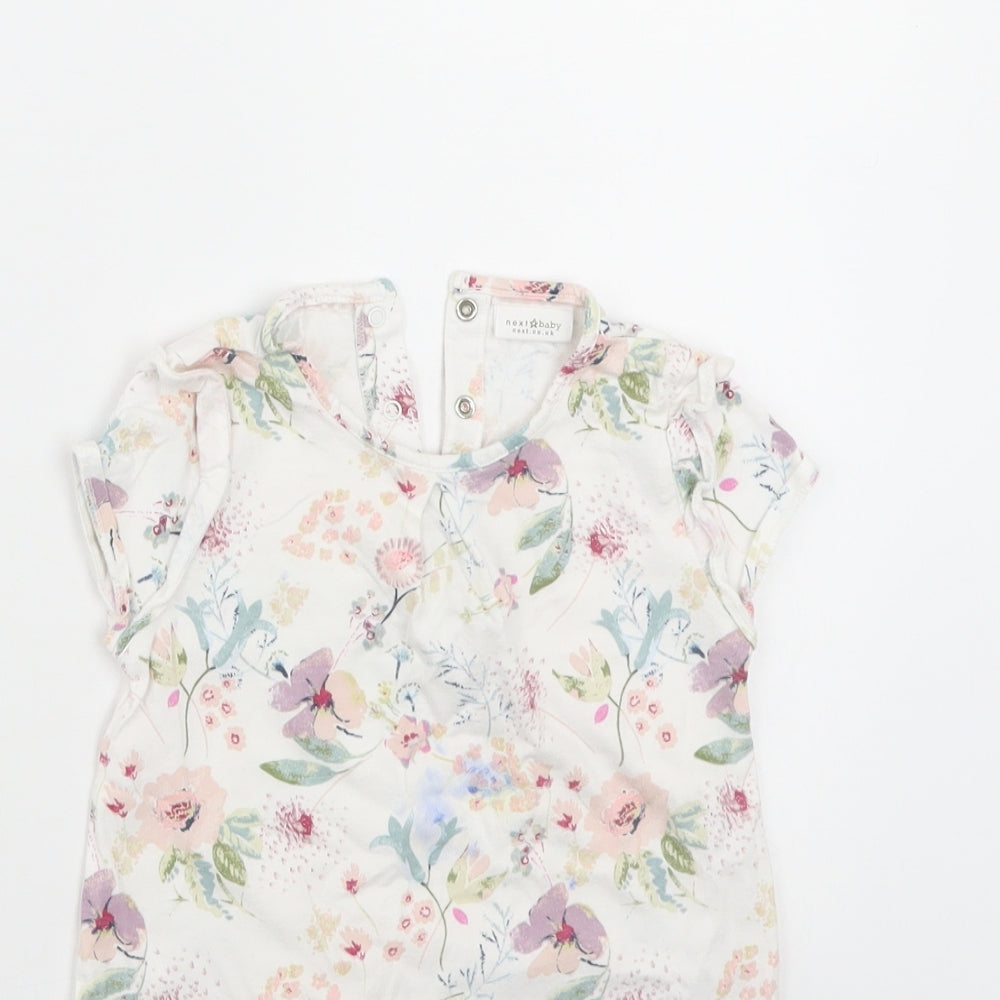 NEXT Boys White Floral  Basic Casual Size 12-18 Months