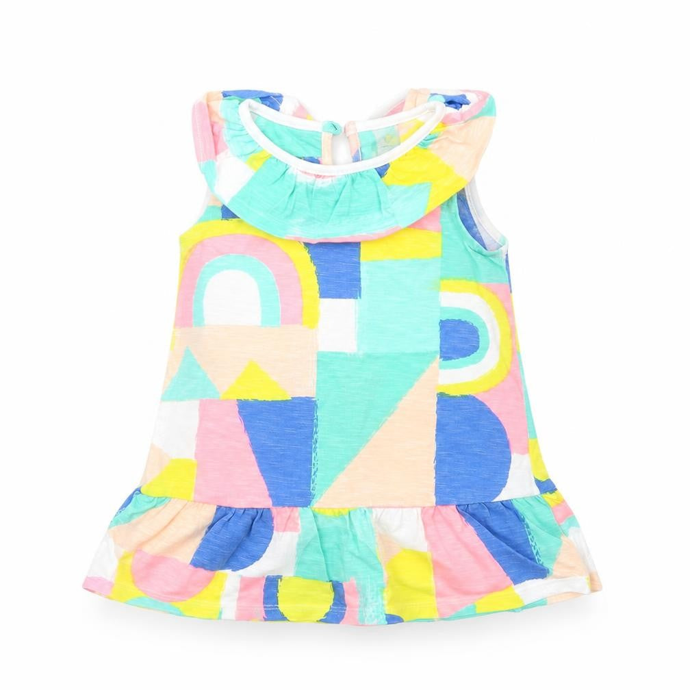 TU Girls Multicoloured   Skater Dress  Size 12-18 Months