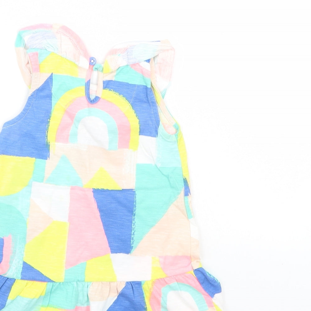 TU Girls Multicoloured   Skater Dress  Size 12-18 Months