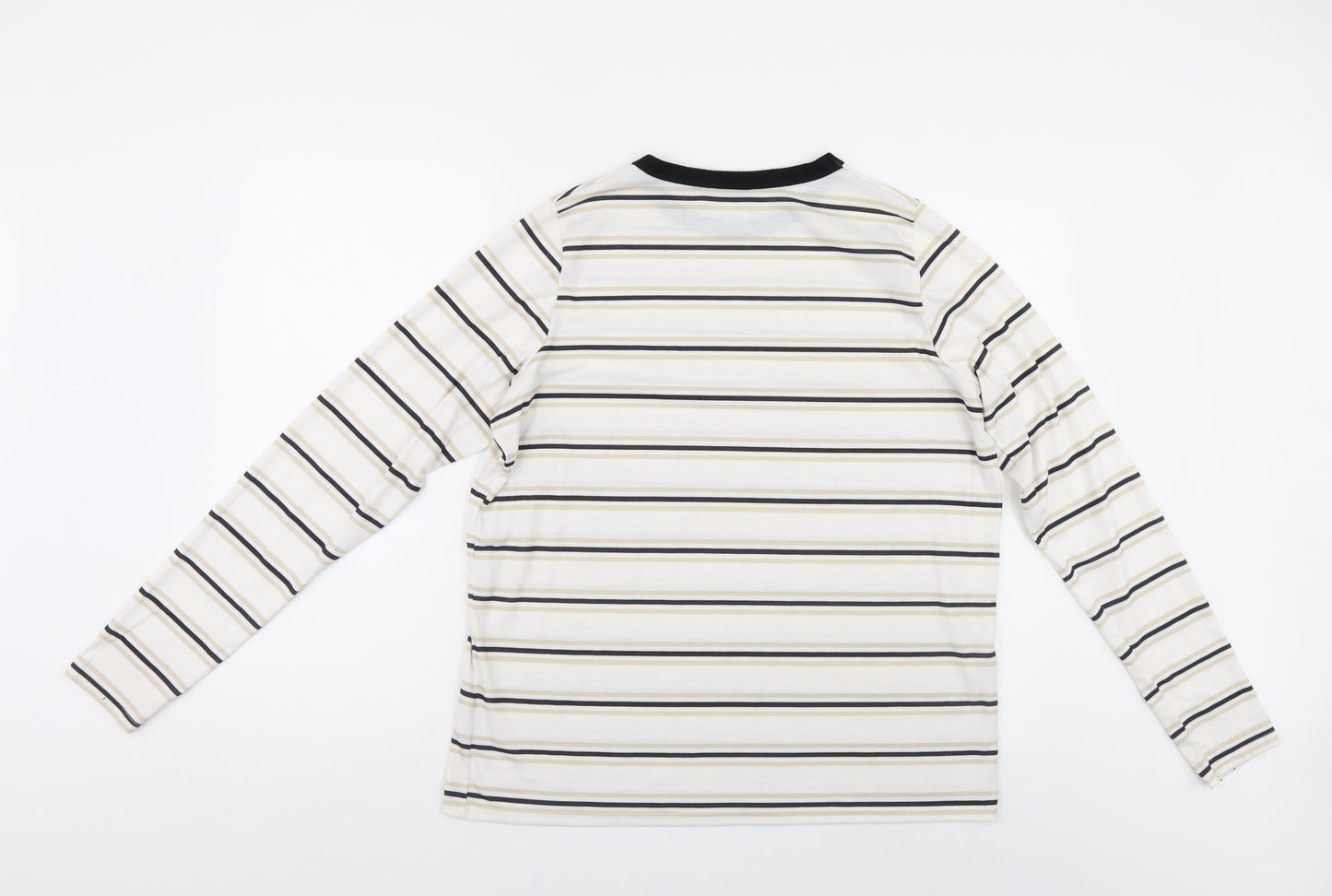 PRETTYLITTLETHING Womens Multicoloured Striped  Pullover Sweatshirt Size M