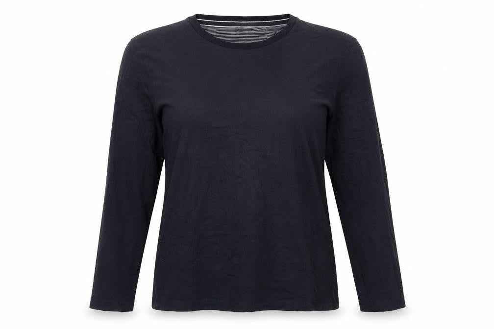 John Lewis Womens Blue Solid  Babydoll Pyjama Top Size S