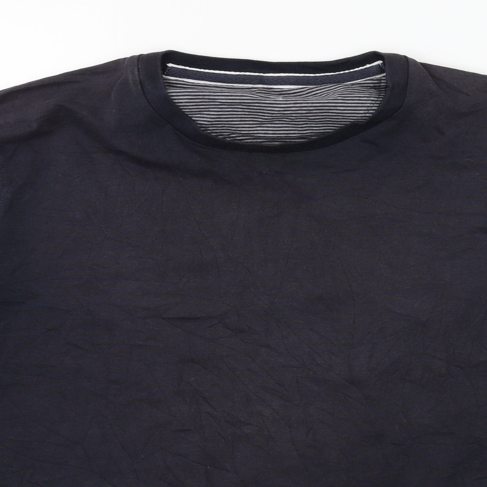 John Lewis Womens Blue Solid  Babydoll Pyjama Top Size S