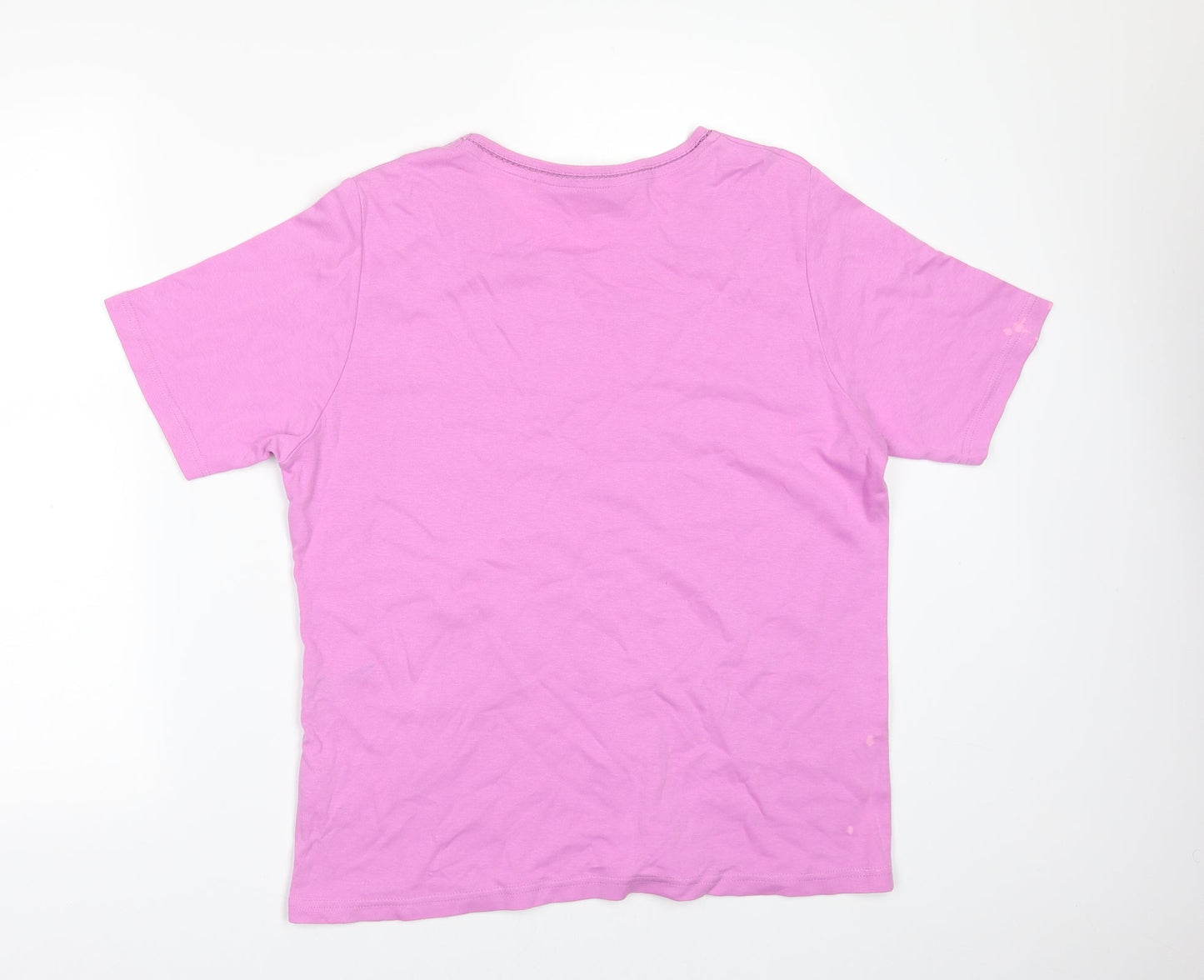 EWM Womens Orange   Basic T-Shirt Size M