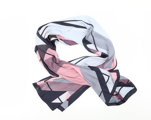 Preworn Womens Grey Geometric   Scarf