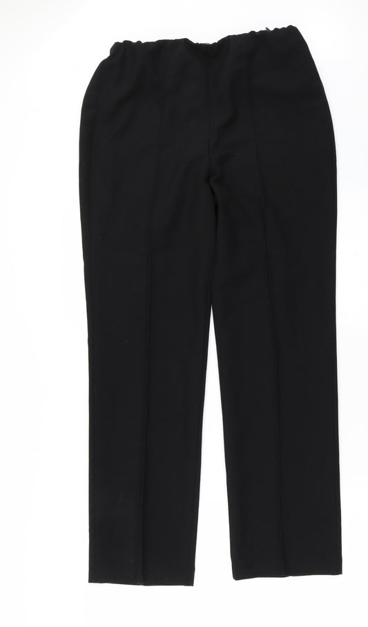Bonmarché Womens Black   Rain Trousers Trousers Size 10 L28 in