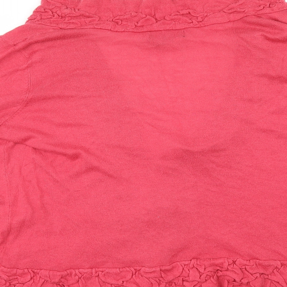 Willi Smith Womens Pink   Cardigan Jumper Size XL