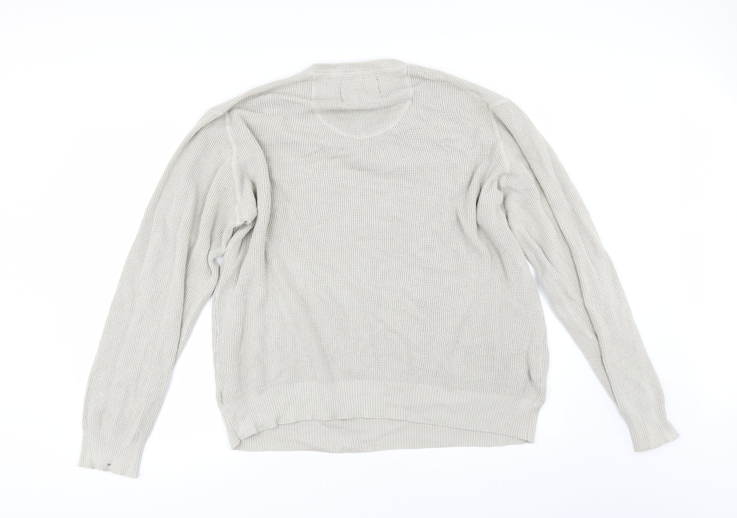 T Mens Beige   Pullover Jumper Size XL