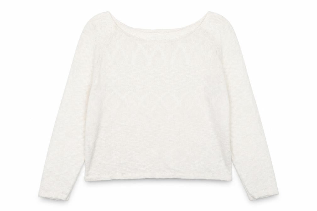 minute Womens White   Pullover Jumper Size XL