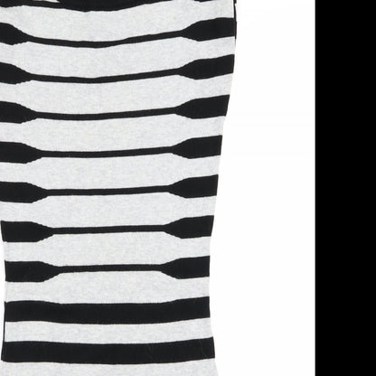 Preloved Jane Norman Womens Multicoloured Striped  Bodycon  Size 10 - Detail