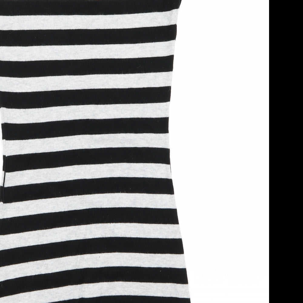 Jane Norman Womens Multicoloured Striped  Bodycon  Size 10
