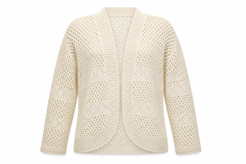 pyari Womens Beige   Cardigan Jumper Size M