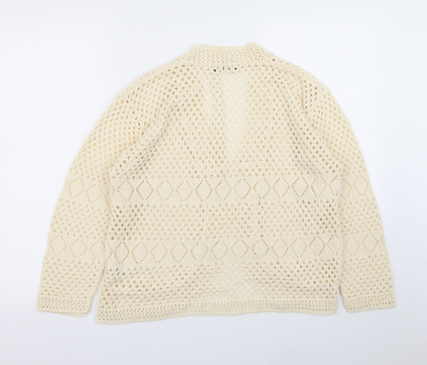 pyari Womens Beige   Cardigan Jumper Size M