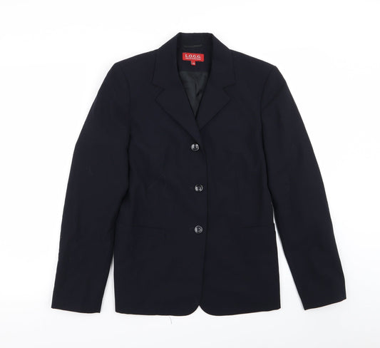 logg Womens Blue   Jacket Blazer Size 8