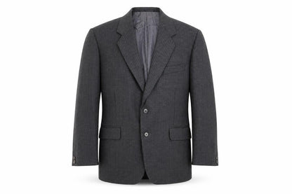 joe hind Mens Grey Striped  Jacket Blazer Size 36
