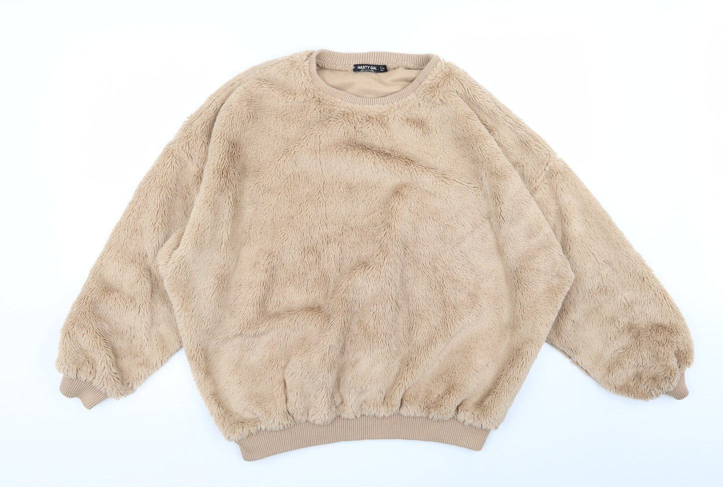 nastygal Womens Beige   Pullover Jumper Size 8