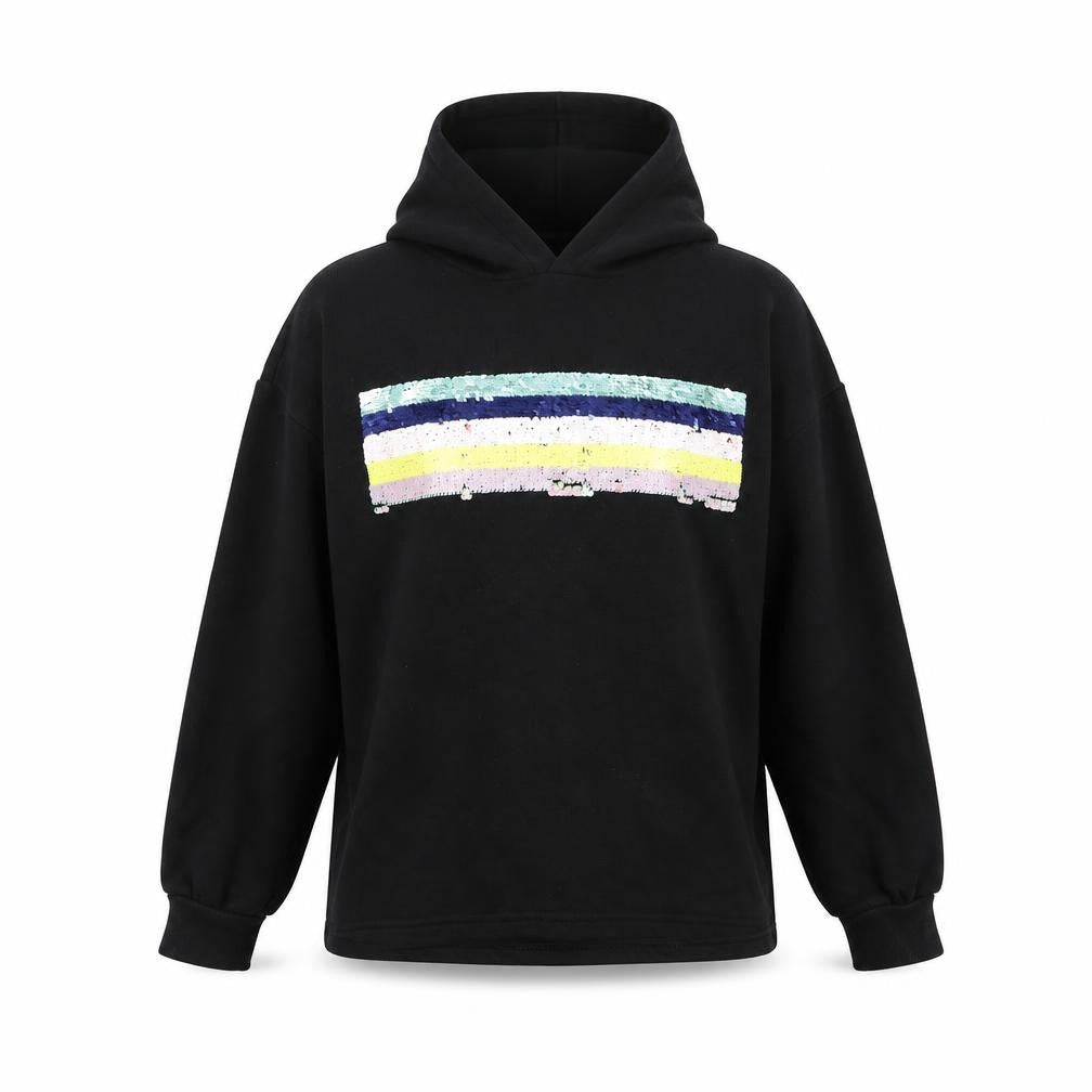 Marks & Spencer Girls Black   Pullover Jumper Size 11-12 Years  - sequin