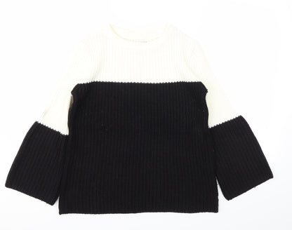 Front view of Papaya women’s black jumper, size S