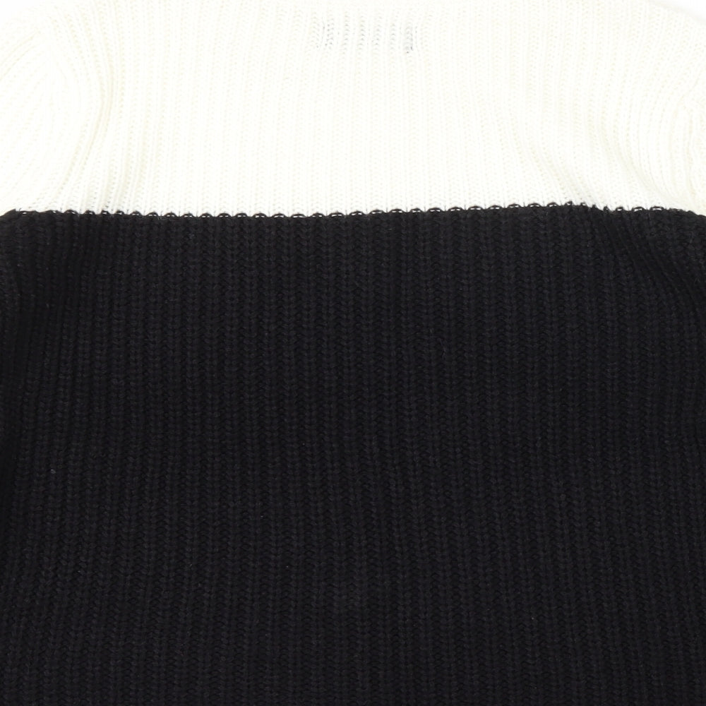 Papaya Womens Black   Pullover Jumper Size S