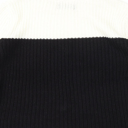 Brand and care label for Papaya women’s black jumper, size S