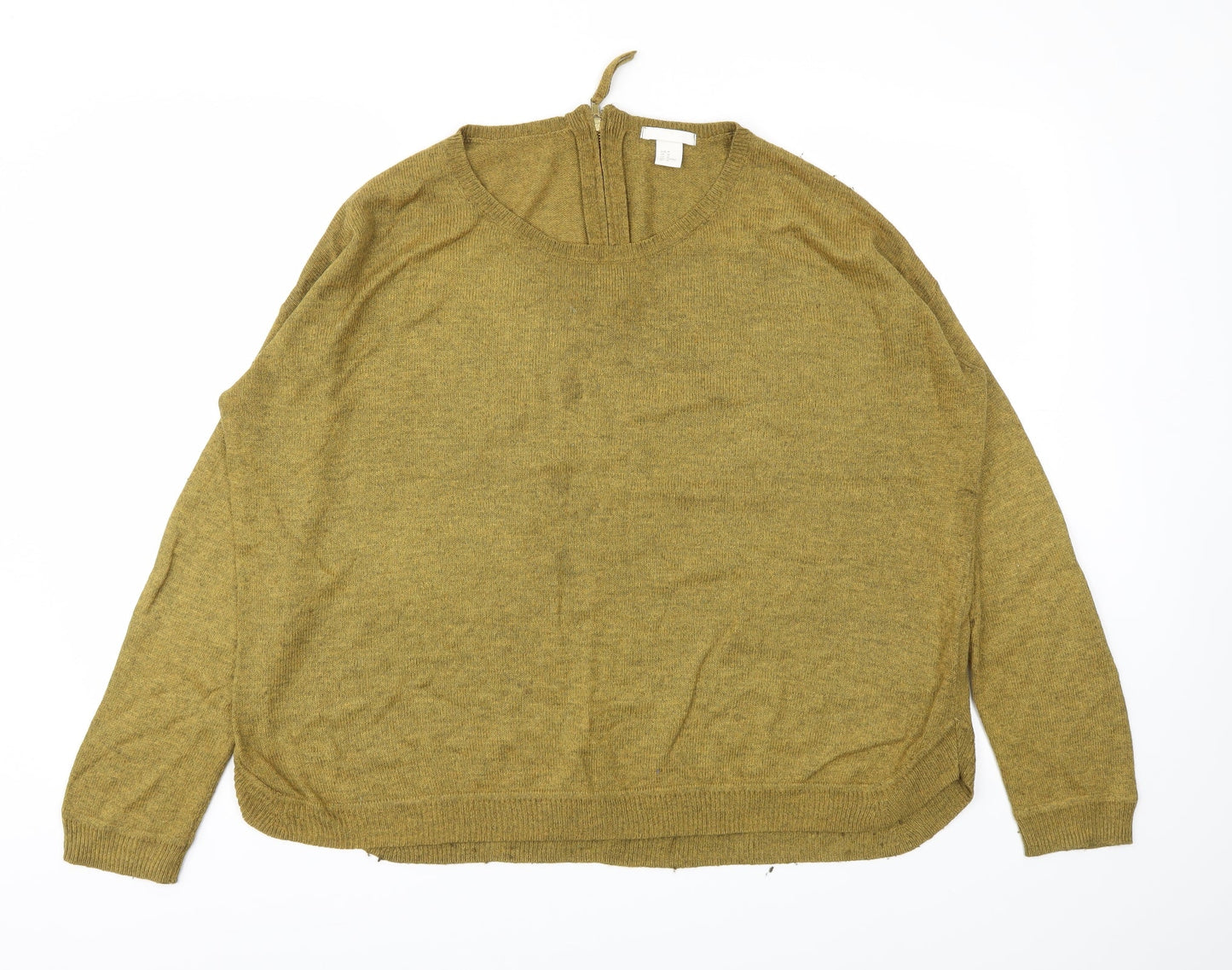 H&M Womens Green   Pullover Jumper Size M