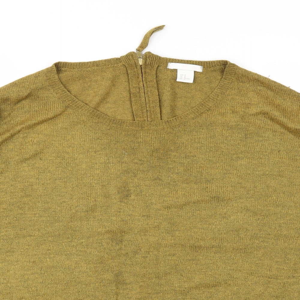 H&M Womens Green   Pullover Jumper Size M