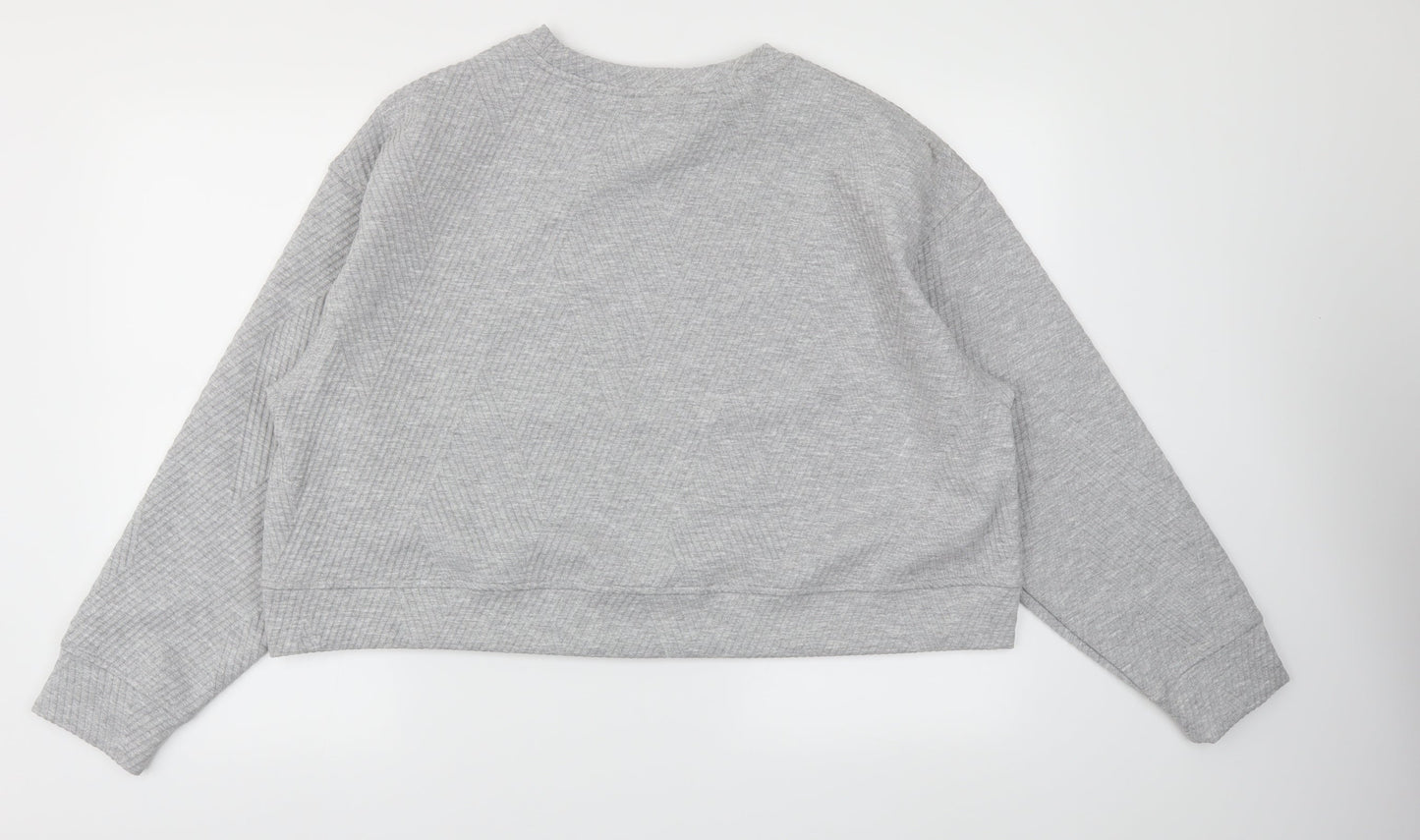Primark Womens Grey   Pullover Jumper Size M