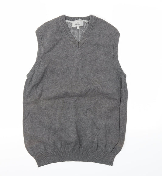 M&S Mens Grey   Pullover Sweatshirt Size S