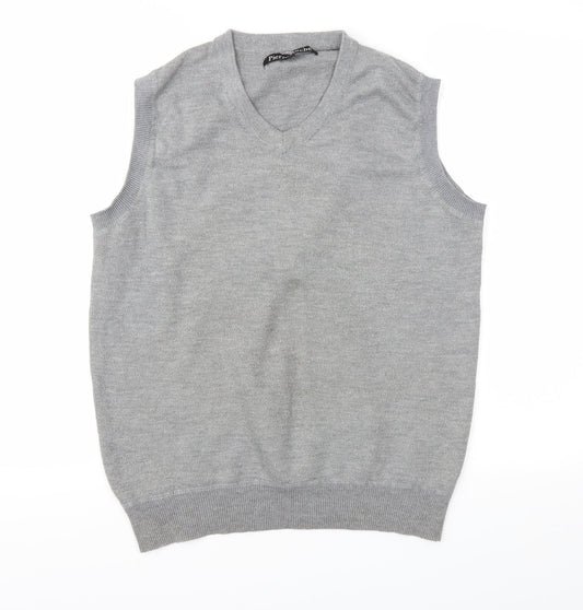 Pierre Roche Mens Grey   Pullover Sweatshirt Size M