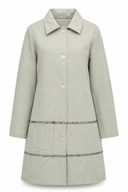 Chilli Pepper Womens Beige   Jacket Coat Size S