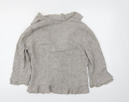 Country Casuals Womens Beige Cape Jumper Size 12