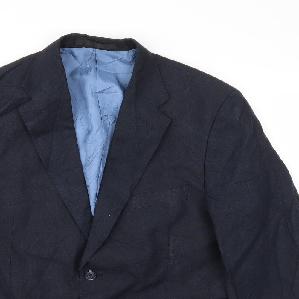 M&S Mens Blue   Jacket Blazer Size 42
