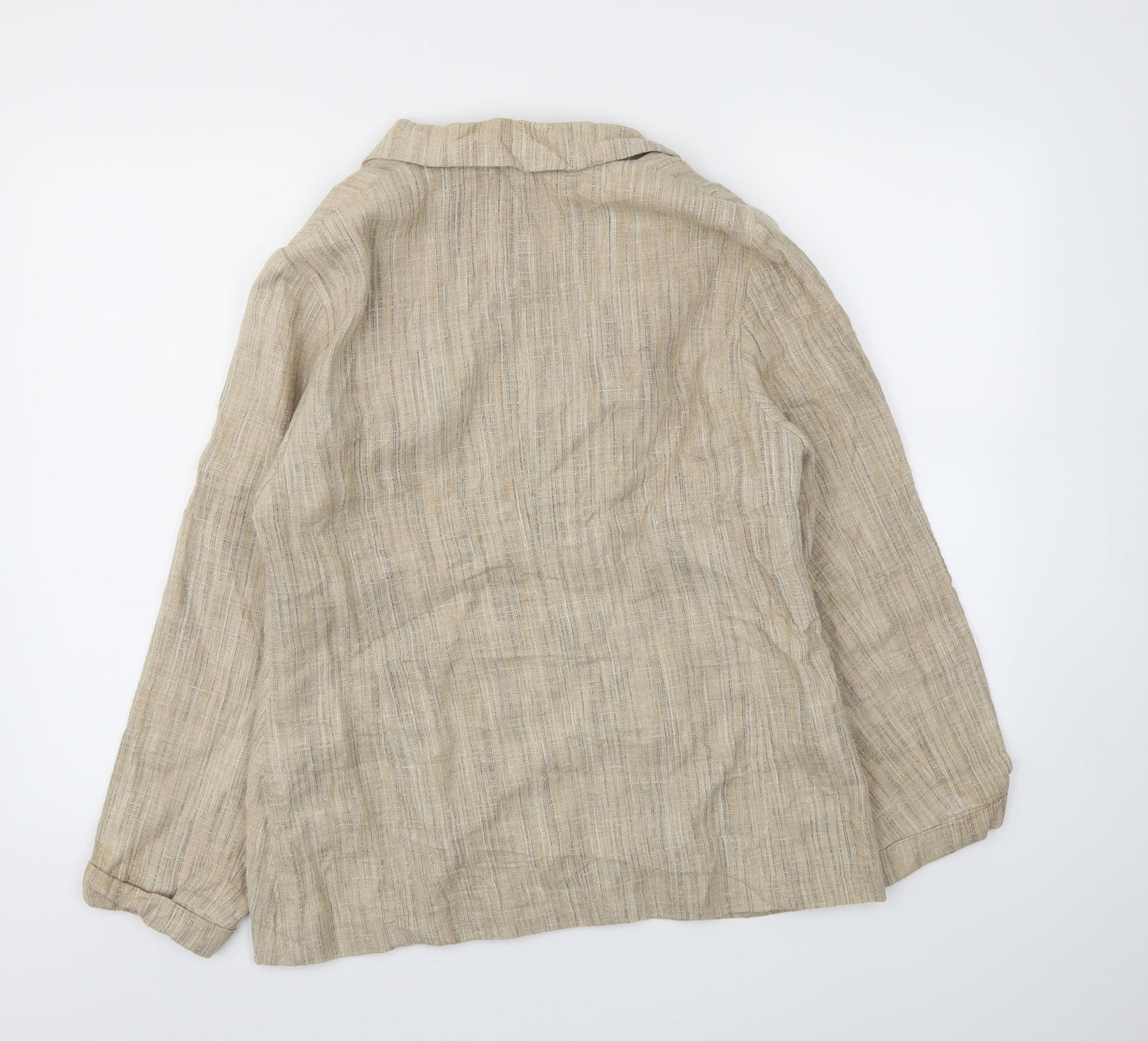 PASTY SEDDON  Womens Beige   Jacket Blazer Size 14