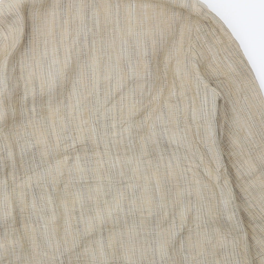PASTY SEDDON  Womens Beige   Jacket Blazer Size 14